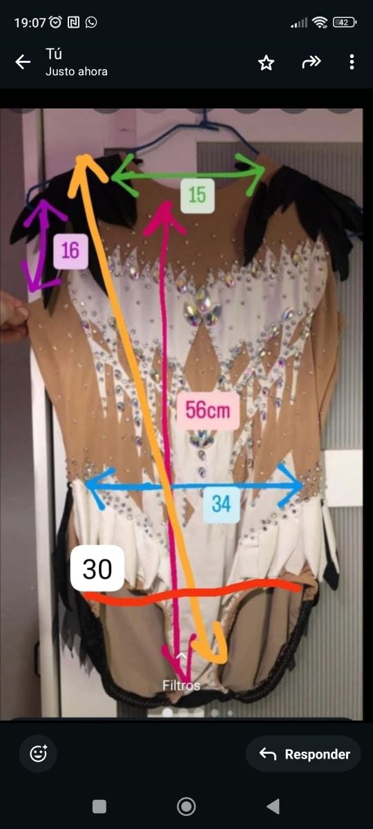 Maillot gimnasia rítmica