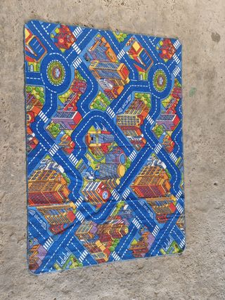 Alfombra ciudad niños - multicolor