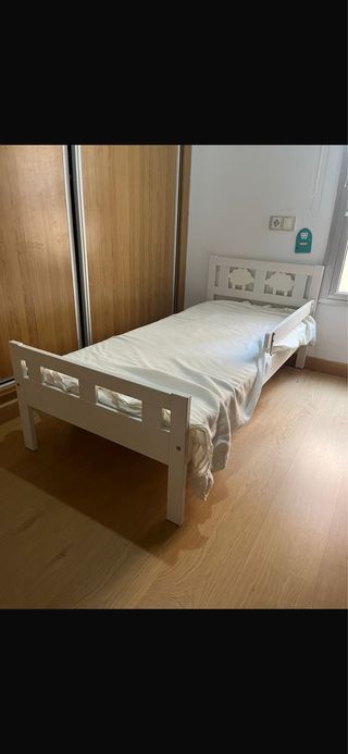 Cama infantil 80cm - Blanca sin estrenar y colchon