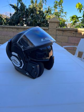 Rebajado!!! Casco LS2 Modular Negro Mate, talla S