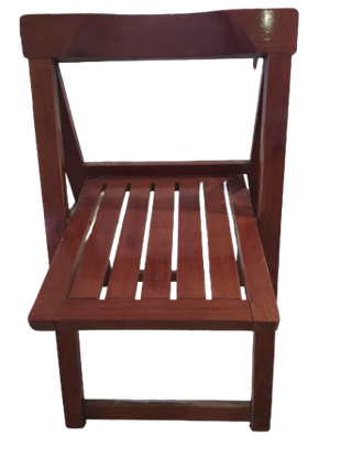 Silla plegable madera haya marrón