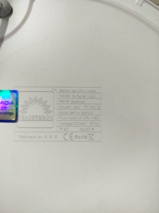 Lampada in metallo grigio - Industrial