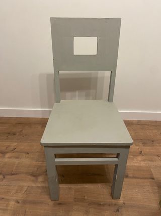 Silla madera gris - Comedor