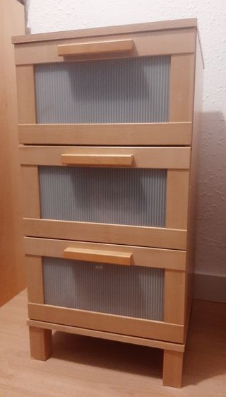 Cajonera 3 cajones Ikea - Madera