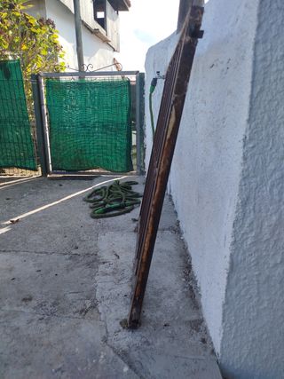 Dos verjas de hierro ventana antigua