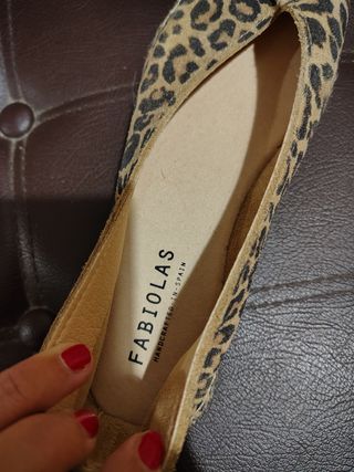 Bailarinas esparto Fabiola-leopard