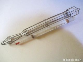 Termómetro industrial antiguo (37cm)