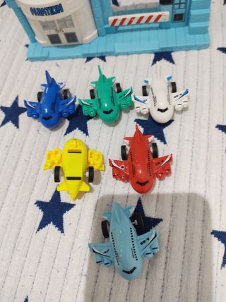 Aviones Juguete + Aeropuerto