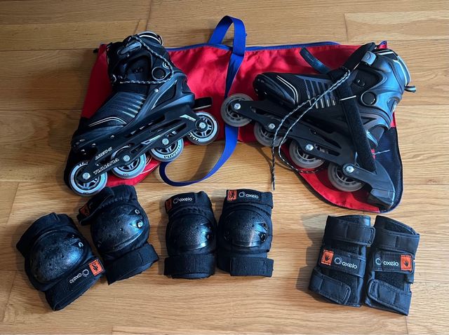 Patines Tijuana + protecciones y bolsa