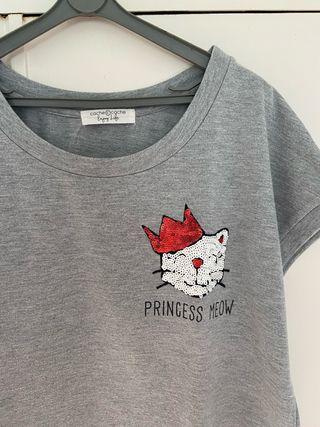 Camiseta gris Cache cache