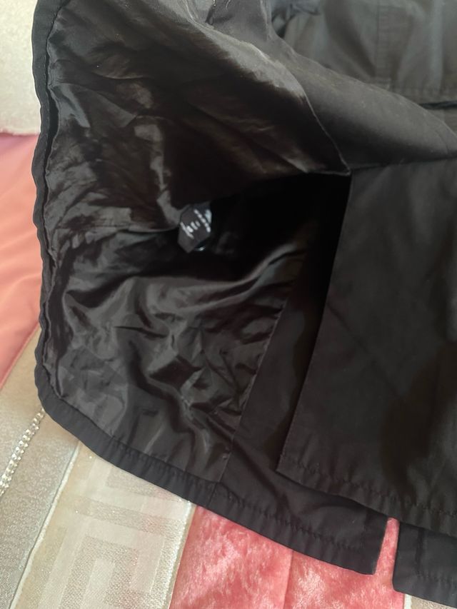 Abrigo negro H&M talla L