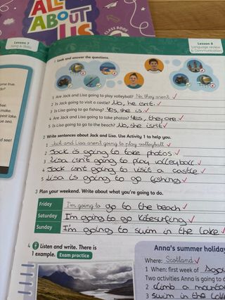 All About Us 5. Class Book