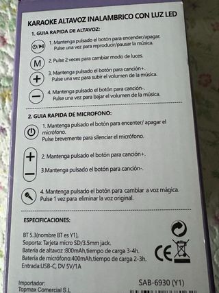 Altavoces Karaoke inalámbricos