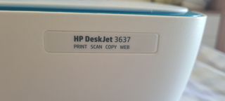 Impresora HP DeskJet 3637 - Blanca y Azul