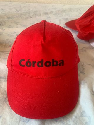 Gorra Córdoba roja
