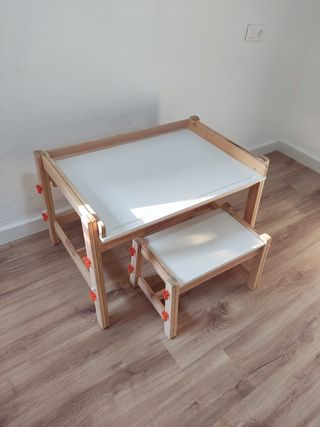Mesa infantil nórdica - madera