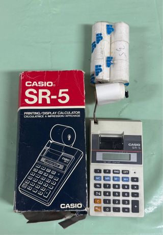 CASIO SR-5: Calculadora Impresora
