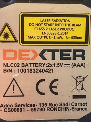 Nivel Láser Dexter NLC02 Rojo