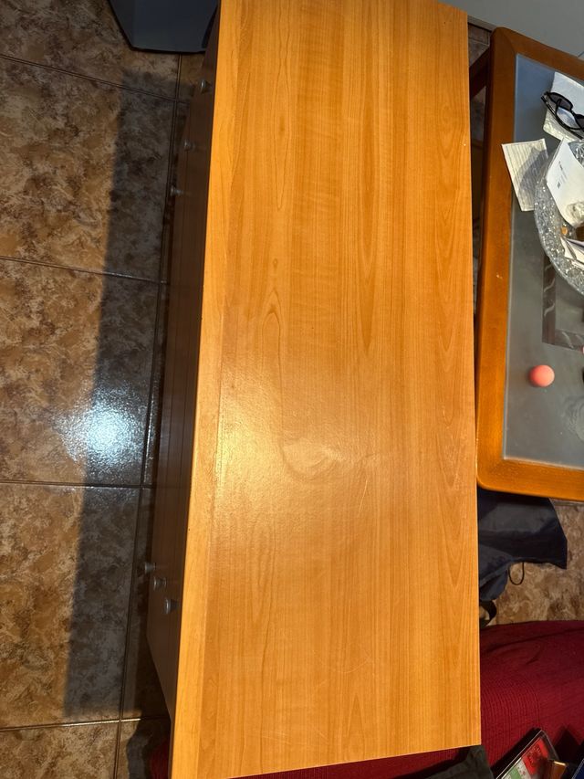 Cómoda 3 cajones madera