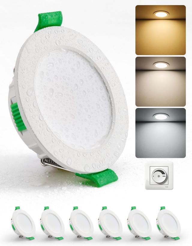 NUOVE plafoniere a LED - 6 unità 4w regolabili