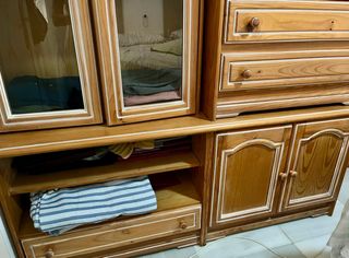 Vitrina librería madera - 200x165cm