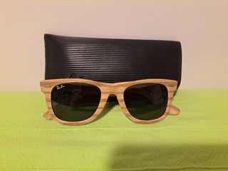 RAY-BAN WAYFARER WOODY - GAFAS DE SOL - 1986 -LEER