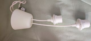 Montura doble Lámpara IKEA - Blanca
