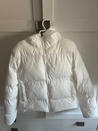Chaquetón blanco acolchado