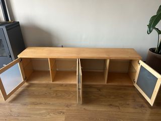 Mueble TV madera - 4 puertas