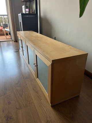 Mueble TV madera - 4 puertas