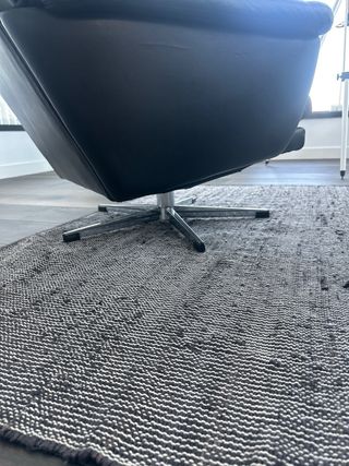 Butaca piel vintage años 70-80 Space age