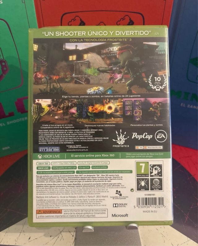 Plants vs Zombies Garden Warfare Xbox 360