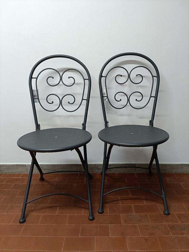 2 Sedie pieghevoli Greenwood nere