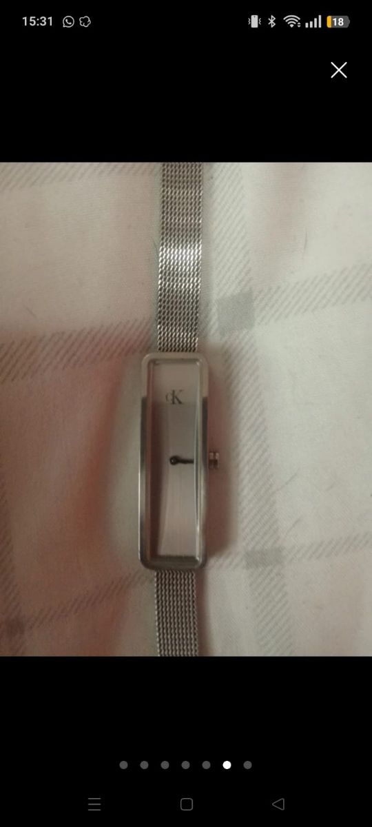 Reloj Calvin Klein mujer plata