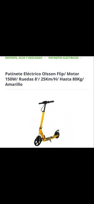 Patinete Olsson Flip - Amarillo