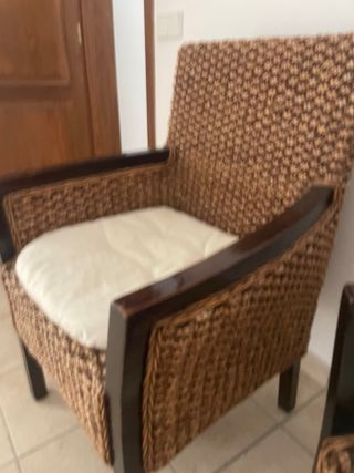 2 Sillas Ratan - Marrón Claro