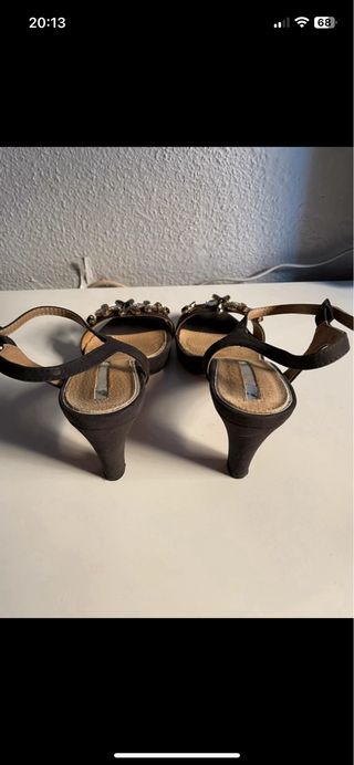 Tacones negros María Mare 38