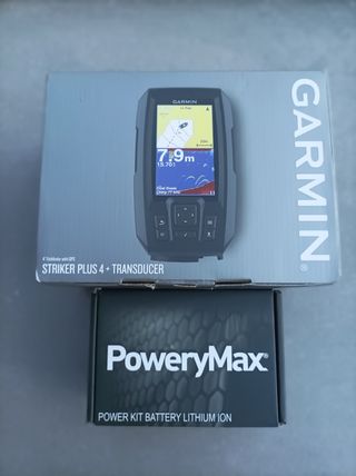 Garmin Striker Plus 4 + Transductor+ bateria