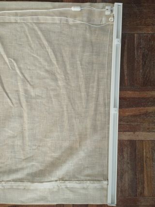 Cortinas lino beige 110x57cm