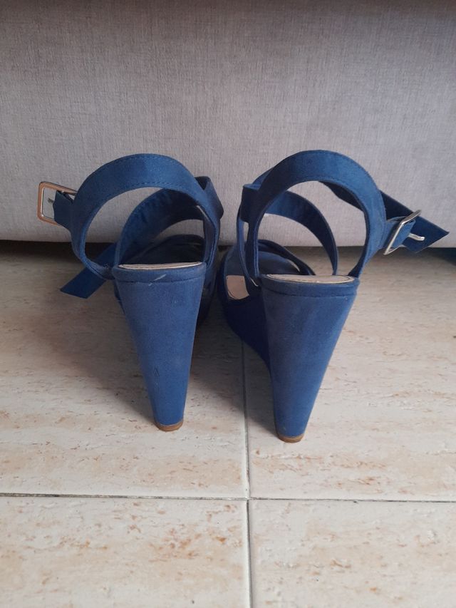 Cuñas Pull&Bear azules