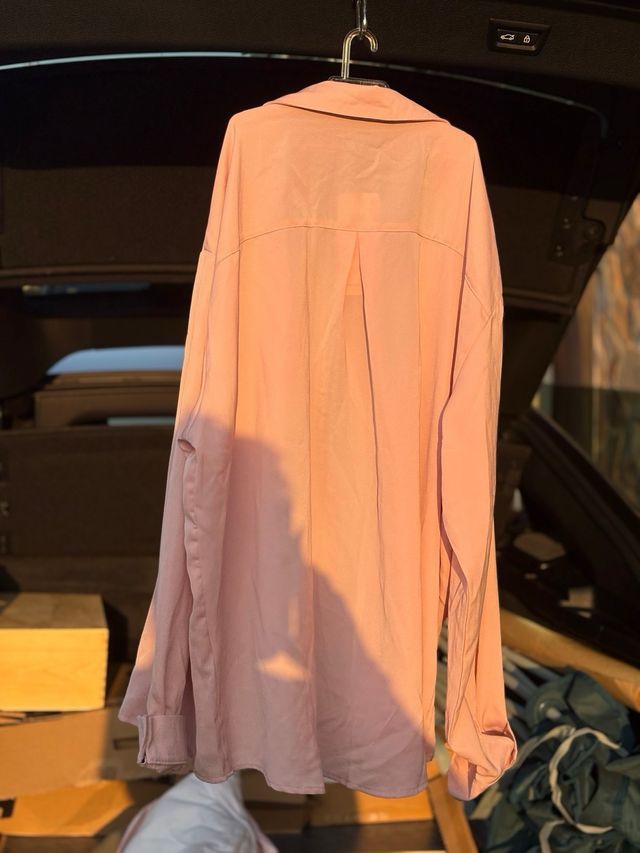 Camisa Daizy rosa claro - manga larga