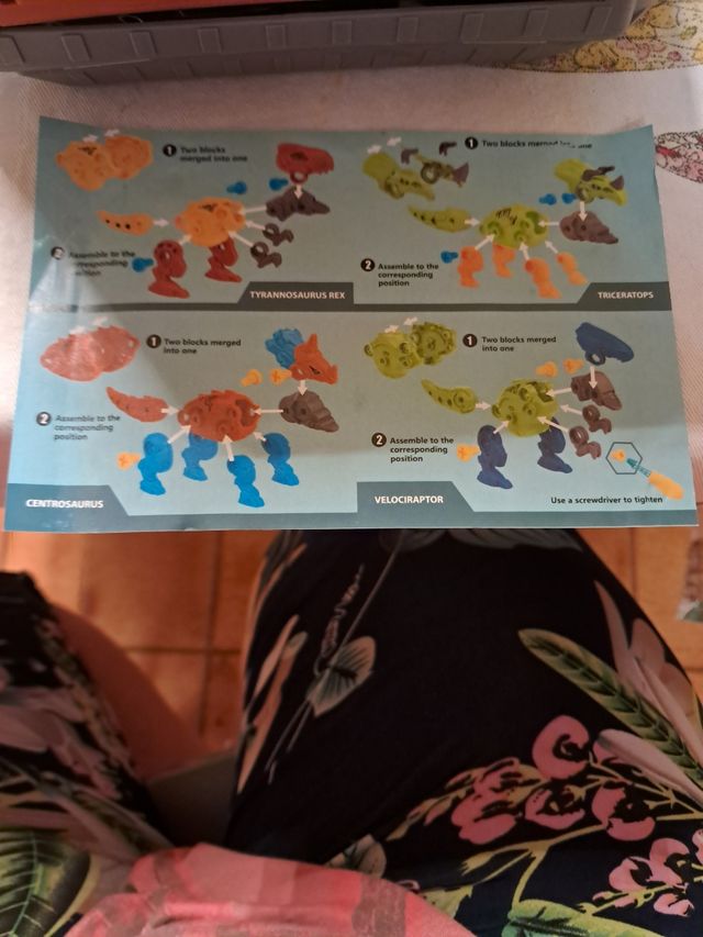 Dinos robot + trapano: gioco bambini