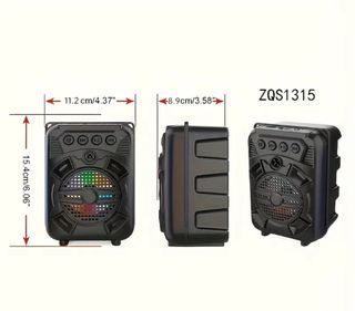 Altavoz Bluetooth Portátil de 8W con Luz LED