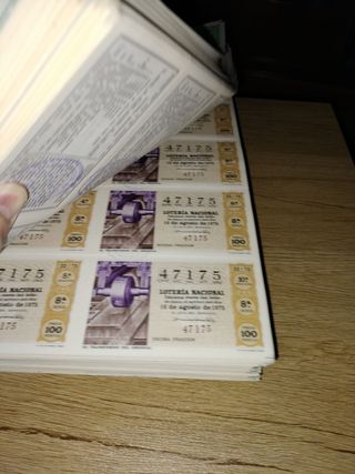 + de 500 billetes antiguos de Lotería Nacional