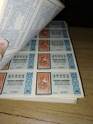 + de 500 billetes antiguos de Lotería Nacional