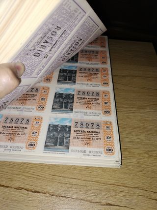 + de 500 billetes antiguos de Lotería Nacional