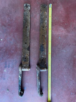 Bisagras hierro forjado antiguo