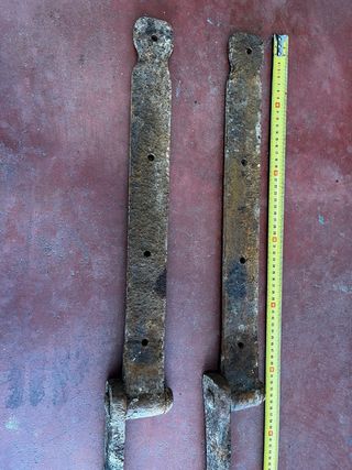 Bisagras hierro forjado antiguo