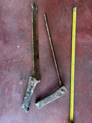 Bisagras hierro forjado antiguo