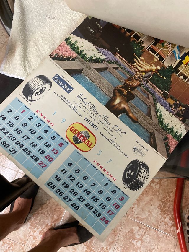 Calendarios antiguos Castellón 1973